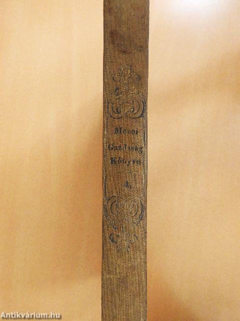 Mezei gazdaság könyve IV. (rossz állapotú)