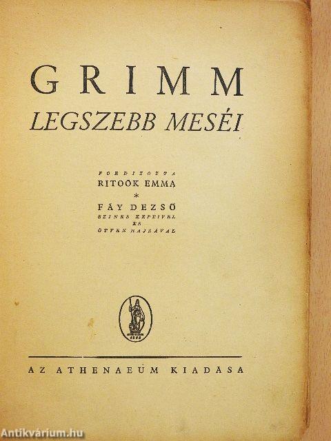 Grimm legszebb meséi (rossz állapotú)