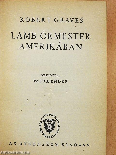 Lamb őrmester Amerikában
