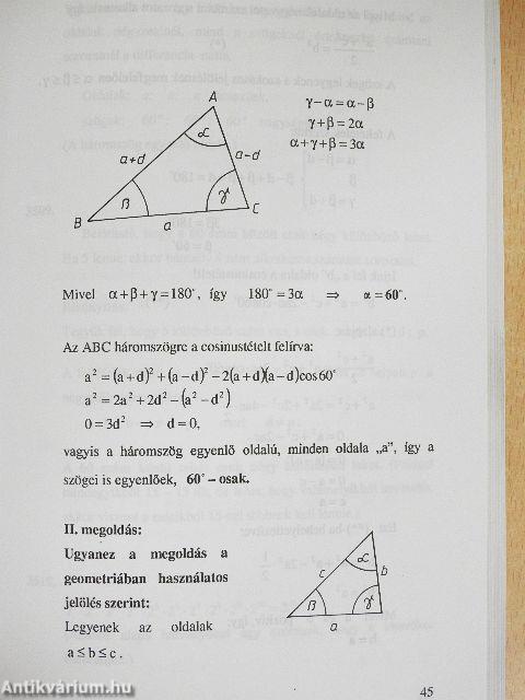 Az "Összefoglaló feladatgyűjtemény matematikából" című könyv feladatainak részletes kidolgozása XVIII. fejezet