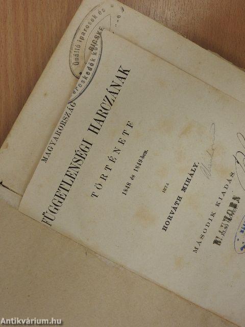 Magyarország függetlenségi harczának története I. (töredék) (rossz állapotú)