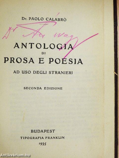Antologia di prosa e poesia