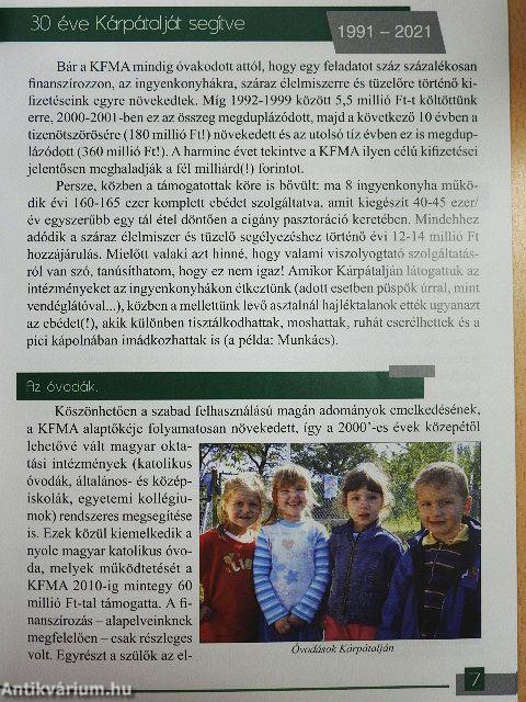 30 éve Kárpátalját segítve