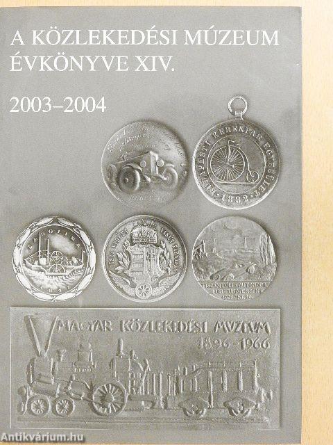 A Közlekedési Múzeum Évkönyve XIV.