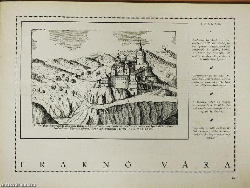 Magyar várak (rossz állapotú)