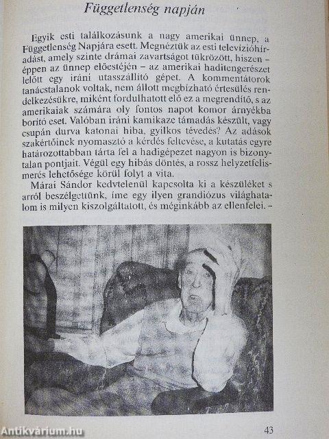 Márai Sándor üzenete