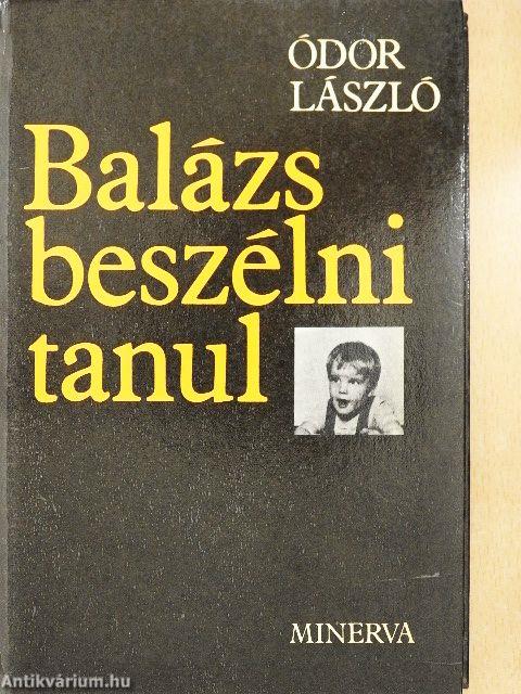 Balázs beszélni tanul