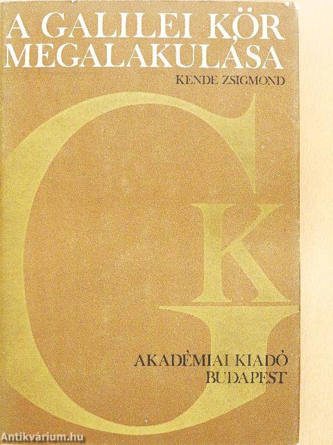 A Galilei Kör megalakulása