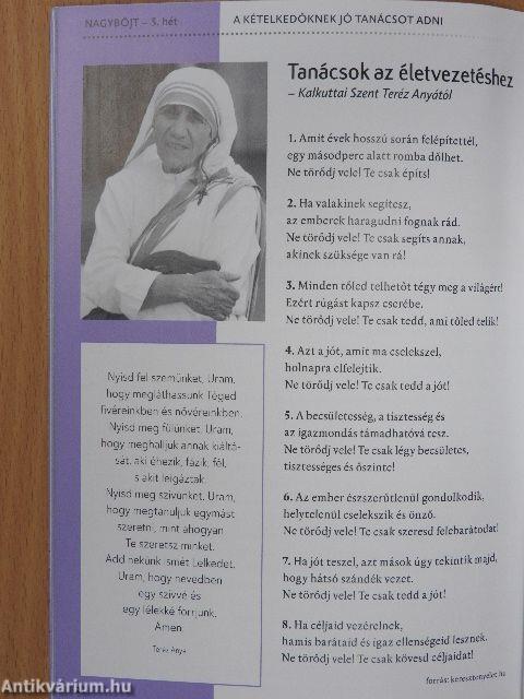 "Irgalmasságot akarok, nem áldozatot."