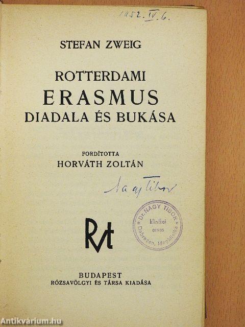 Rotterdami Erasmus diadala és bukása