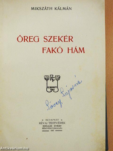 Öreg szekér fakó hám