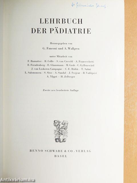 Lehrbuch der Pädiatrie