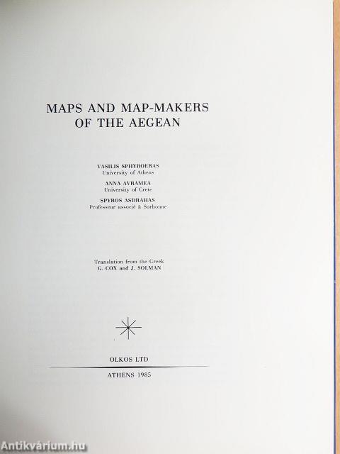 Maps and Map-Makers of the Aegean