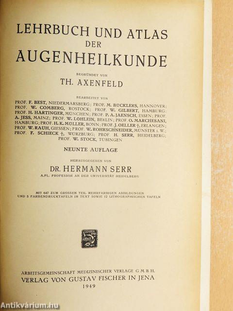 Lehrbuch und Atlas der Augenheilkunde