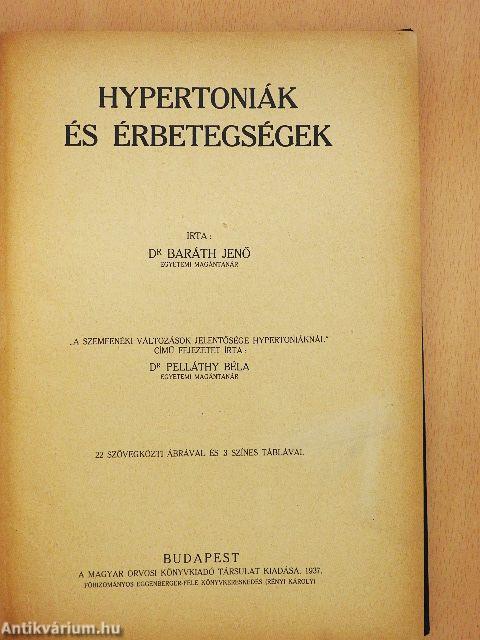 Hypertoniák és érbetegségek