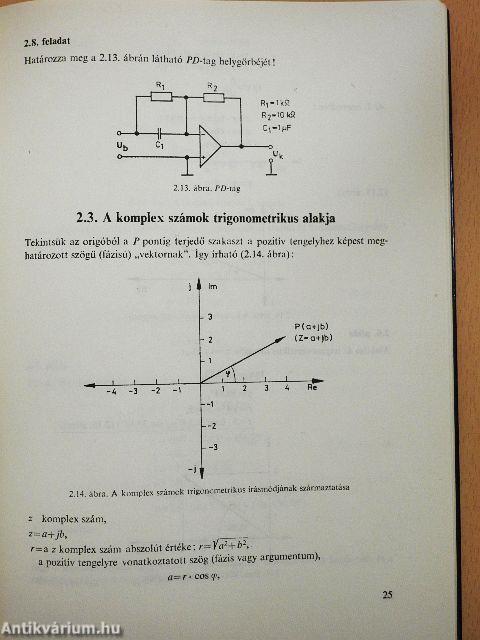 Elektrotechnikai és elektronikai számítások komplex számokkal