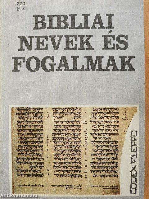 Bibliai nevek és fogalmak