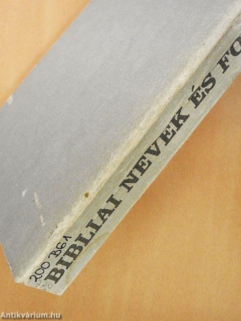 Bibliai nevek és fogalmak