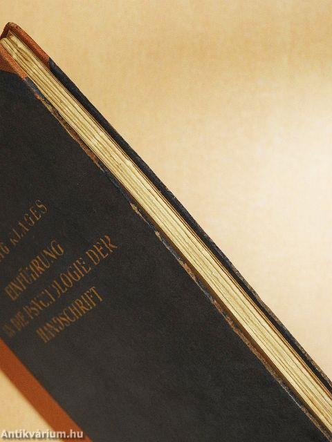 Einführung in die Psychologie der Handschrift