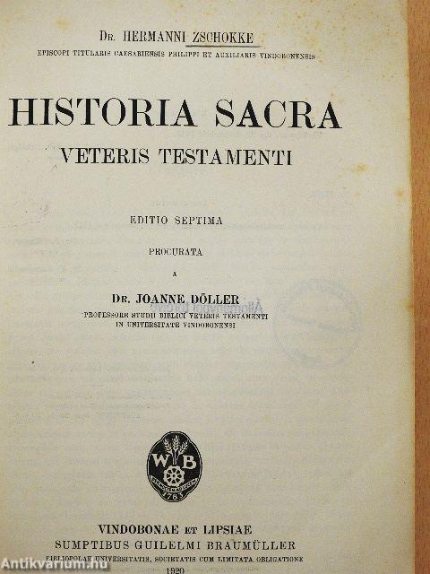 Historia Sacra Veteris Testamenti
