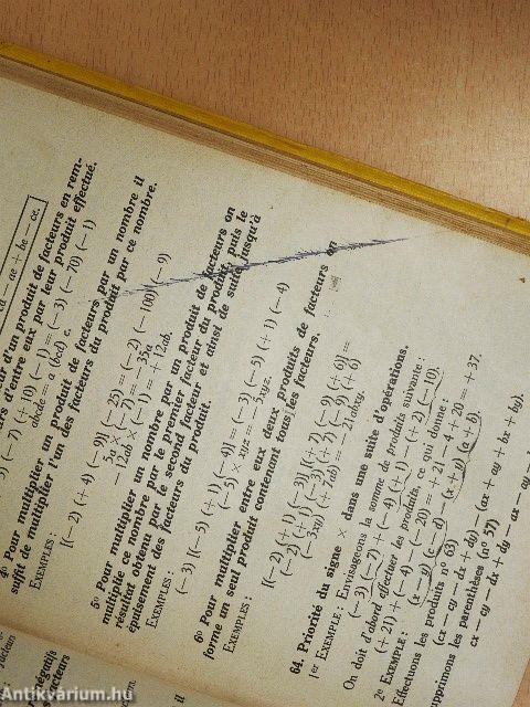 Arithmétique Algébre et Géométrie