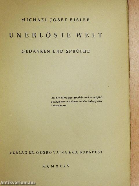 Unerlöste Welt