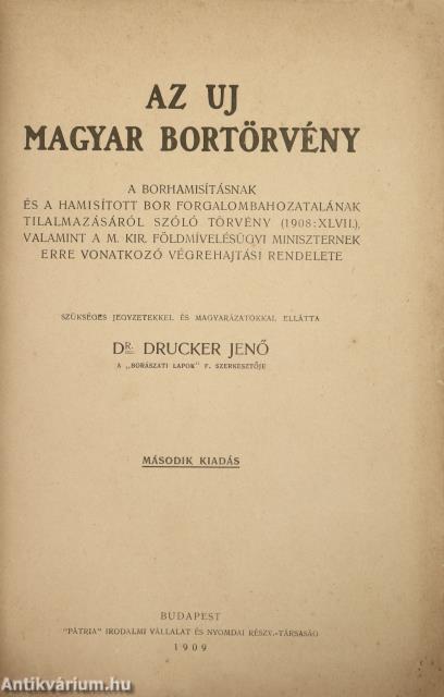 Az új magyar bortörvény