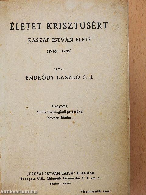 Életet Krisztusért