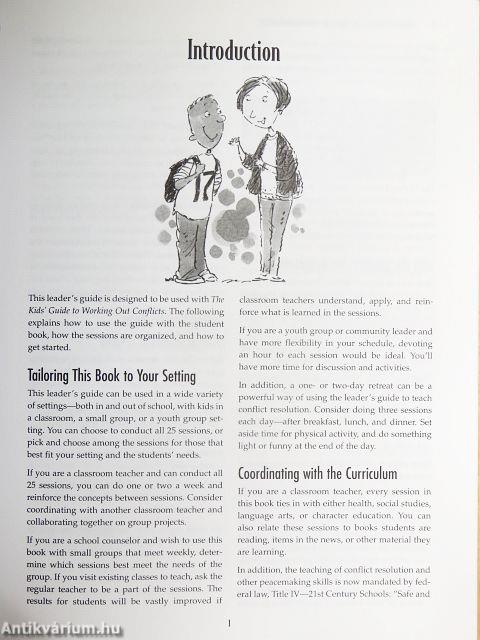 A Leader's Guide to The Kids' Guide to Working Out Conflicts