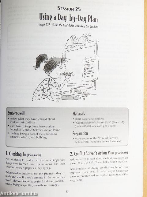 A Leader's Guide to The Kids' Guide to Working Out Conflicts