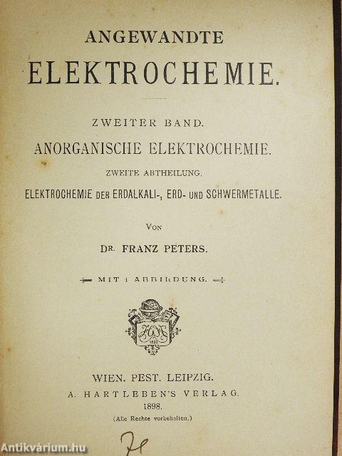 Angewandte Elektrochemie II.