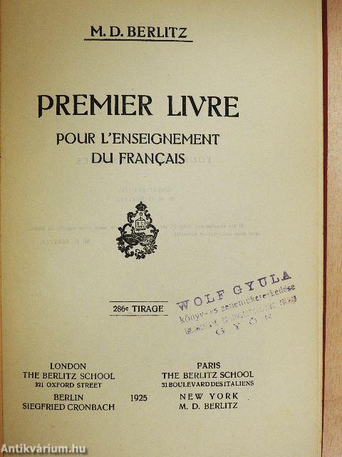 Premier Livre