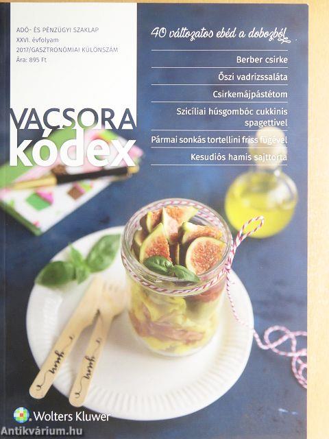 Vacsora kódex 2017/Gasztronómiai különszám