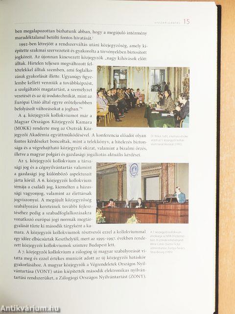 Közjegyzői kollokviumok 25 éves jubileumi képeskönyve