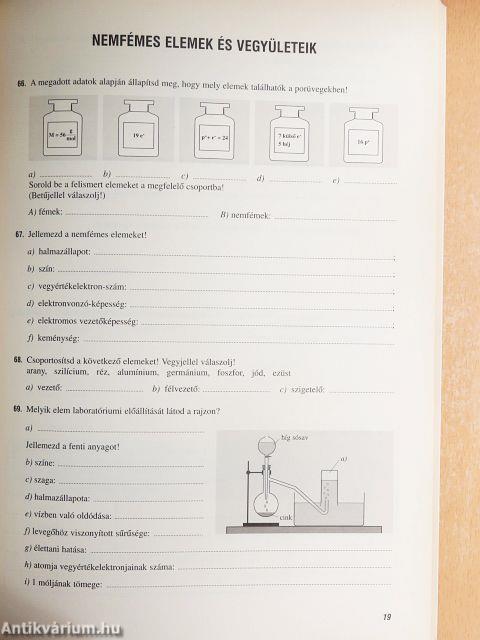 Kémia feladatsorozatok általános iskolásoknak 8. osztály