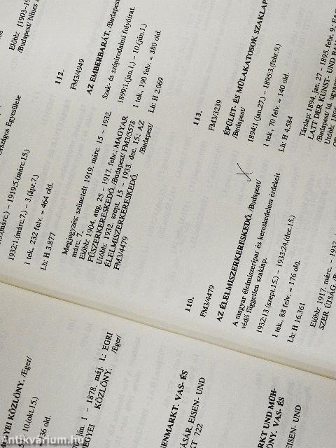 Mikrofilmek címjegyzéke 8.