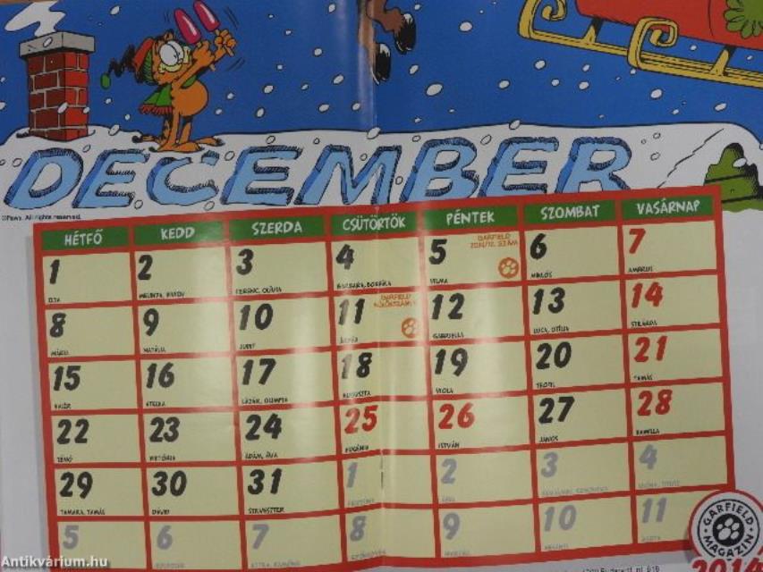 Garfield 2014. november