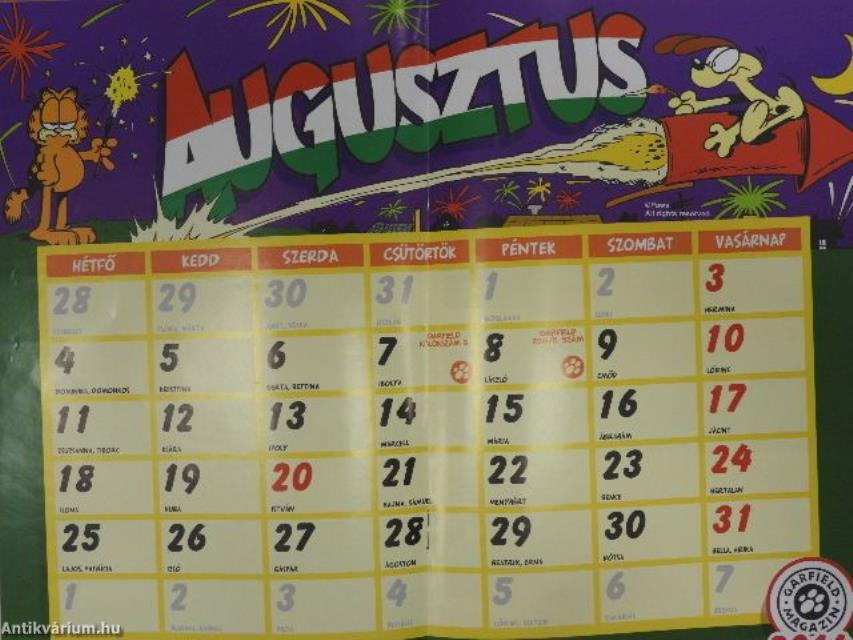 Garfield 2014. július