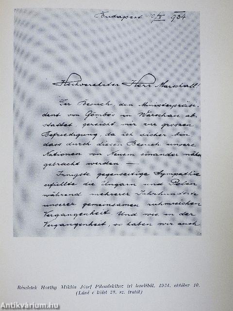 Horthy Miklós titkos iratai