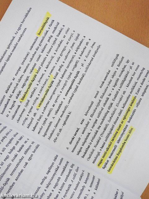 Élelmiszer-áruismeret II.