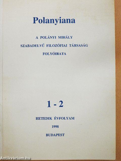 Polanyiana 1998/1-2.