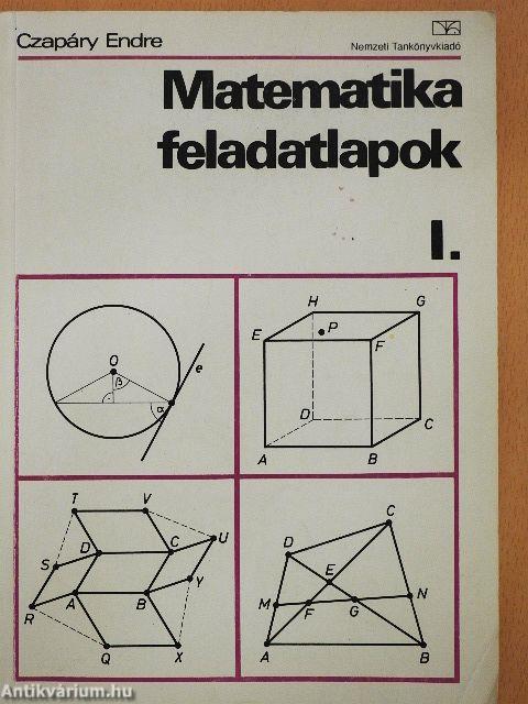 Matematika feladatlapok I.