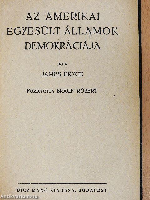 Az Amerikai Egyesült Államok demokráciája