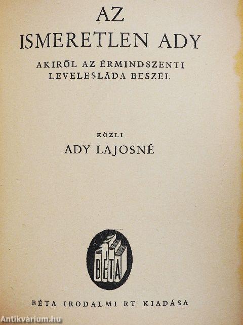 Az ismeretlen Ady