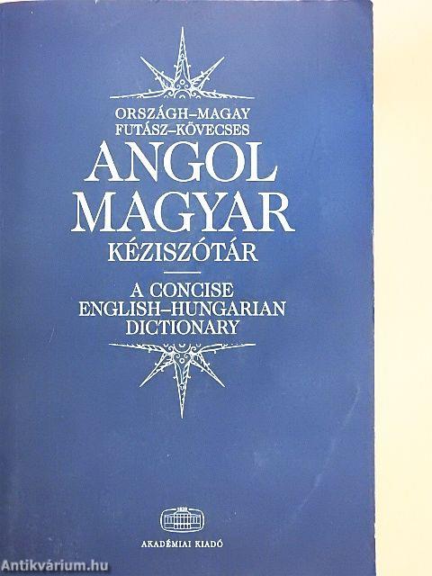 Angol-magyar kéziszótár