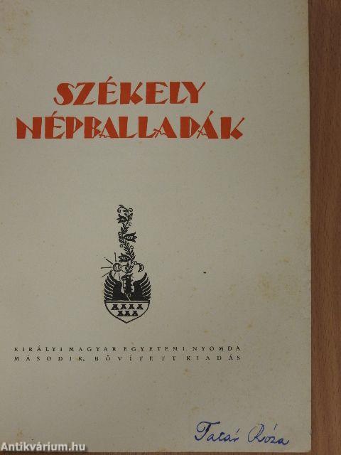 Székely népballadák