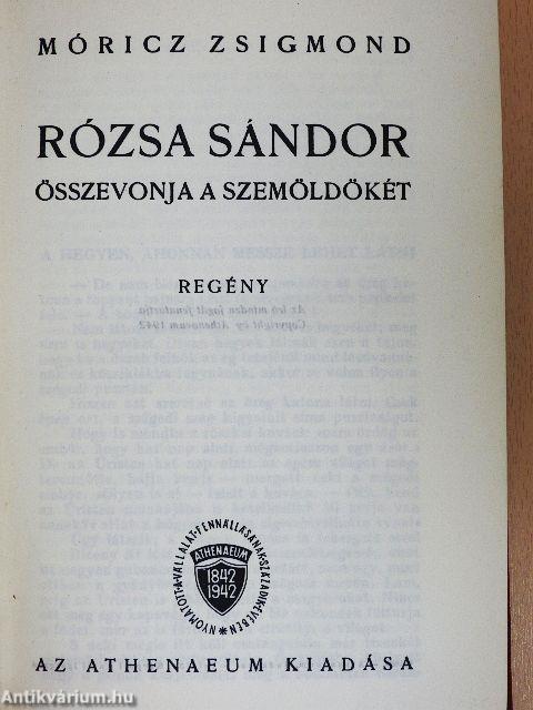 Rózsa Sándor összevonja a szemöldökét