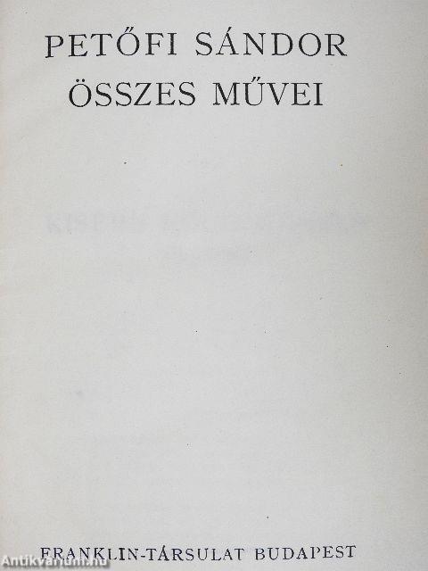 Petőfi Sándor összes művei