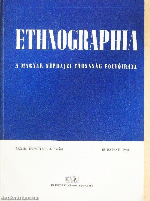 Ethnographia 1962/4.