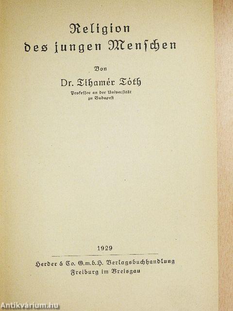 Religion des jungen Menschen (gótbetűs)